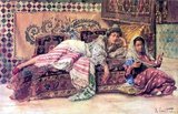 Born in Vienna, Austria, to architectural painter Leopold Ernst, Rufolf joined the Academy of Fine Arts in Vienna at the age of 15 before travelling to Rome to study and paint Classical art. In 1885, he started to paint Orientalist themes and traveled through the Middle East where he painted images from the exotic Islamic world.