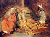 A ‘harem’ is not a bordello, seraglio or brothel, but refers to the women’s quarters, usually in a polygynous household, which are forbidden to men. It originated in the Near East and is typically associated in the Western world with the Ottoman Empire.<br/><br/>

Female seclusion in Islam is emphasized to the extent that any unlawful breaking into that privacy is ḥarām ie, "forbidden". A Muslim harem does not necessarily consist solely of women with whom the head of the household has sexual relations (wives and concubines), but also their young offspring, other female relatives or odalisques, which are the concubines’ servants. The harem may either be a palatial complex, as in Romantic tales, in which case it includes staff (women and eunuchs), or simply their quarters, in the Ottoman tradition separated from the men's selamlık.<br/><br/>

A hammam is a common bath house.
