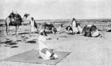 Middle East: Arabs praying in the desert, c1900., Vlas Mikhailovich Doroshevich, 1905.