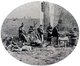 China: Weighing tea at a factory in Sichuan, c.1875