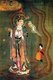 China: A Bodhisattva showing a female donor the way to the hereafter, Mogao Caves, Gansu