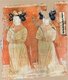 China: Two Uighur princesses, Bezeklik Thousand Buddha Caves, Xinjiang, 8th-9th century