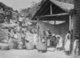 Sri Lanka: Plantation workers weighing tea on a tea plantation, late 19th century