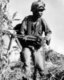 Vietnam: African American soldier on patrol, c.1966