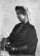 Algeria: Portrait of an Arab woman in Algiers Kasbah, late 19th century