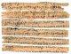 India: Gandharan script. Buddhist text, 1st-2nd century CE