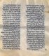 Iraq: Hebrew Script. Manuscript in Hebrew and Aramaic, first half of 11th century