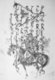 Mongolia: Mongolian vertical script poem with drawing of Chinggis Khan in background. A poem attributed to Chinggis Khan (1162-1227)