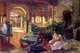 Orientalist Interior, painted by  Frederick Arthur Bridgman (1847-1928) 1900
